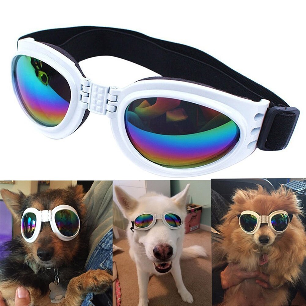 Gafas de sol plegables para perro, protección para los ojos para mascotas, gafas de sol a prueba de viento, protector solar, gafas polarizadas GHS99