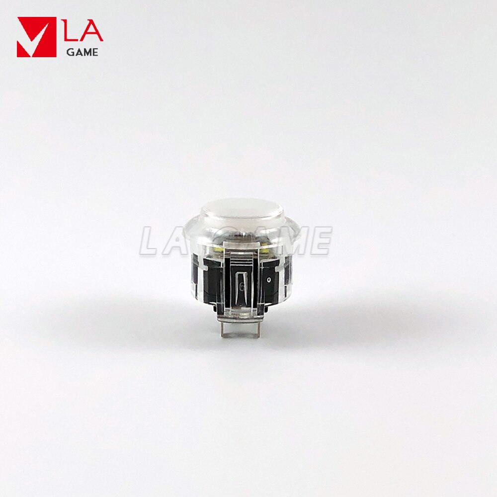 20 Pcs 30Mm 24Mm Geen Led Transparant Arcade Knop Arcade Diy Kit Voor Arcade Game Jamma Arcade Sanwa vervanging Sanwa: 24mm White