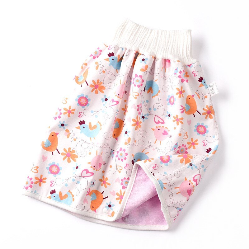 TPU Baby Diaper Skirt Infant Waterproof Toilet Training Pants Anti-Urine Bed Wetting Night Urine Artifact Children Cotton Diaper: A7 / S