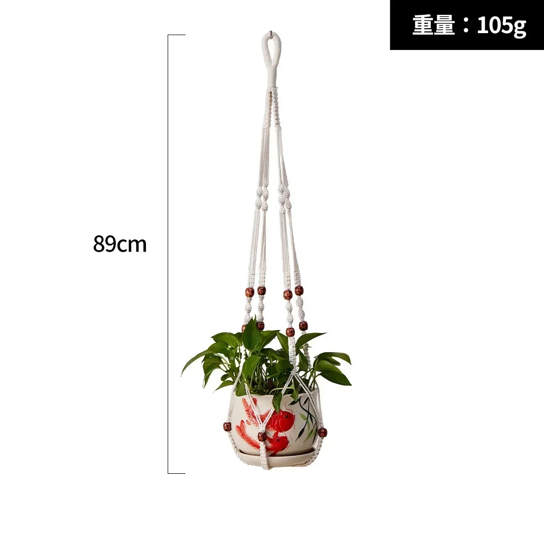 Support fait main pour pots de fleurs, jardinière de jardin de cour, pot de panier, trépied pour vases, décoration d'intérieur