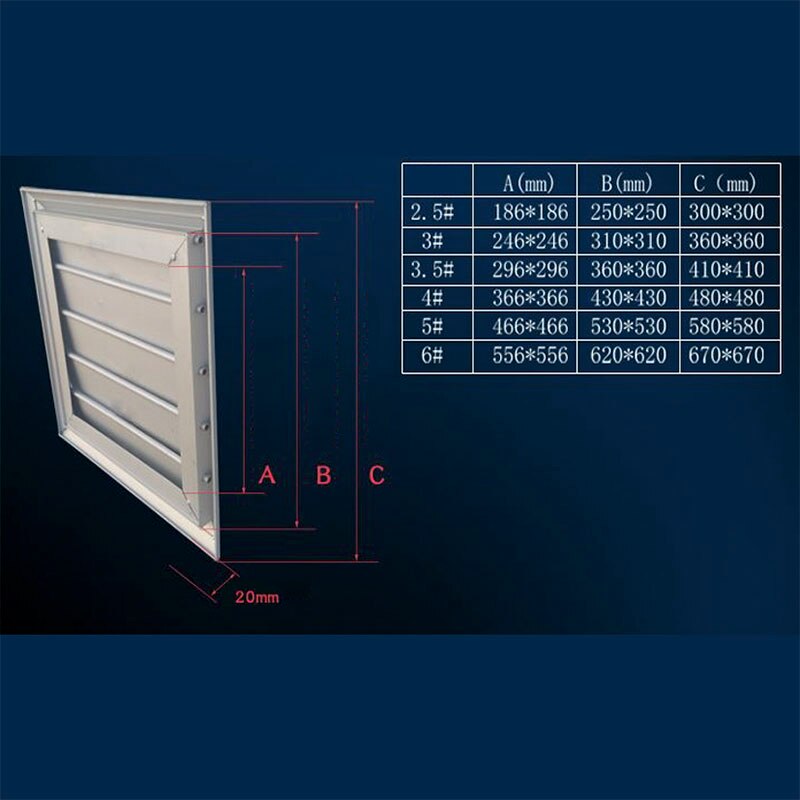 1 pçs persianas da grelha de ar para casa exaustão ventilador ventilação cobre louvered secador ventilação cobre exterior liga alumínio