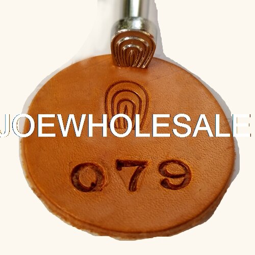 Sello de metal de cuero japonés, herramientas de impresión de artesanía de cuero O50/O77/O79/O82,: O79