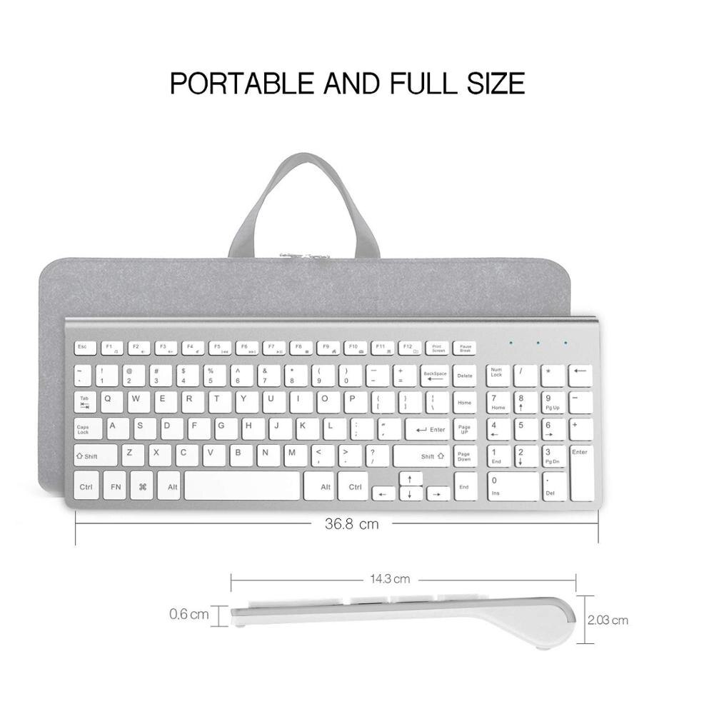 Wireless Keyboard And Mouse Suit, Accord With Ergonomics, Mute, Portable, Compatible With Mac And Windows System
