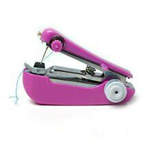 1Pc Draagbare Mini Handleiding Naaimachine Eenvoudige Bediening Naaien Gereedschap Naaien Doek Stof Handige Handwerken Tool Lyq: Pink QPZ