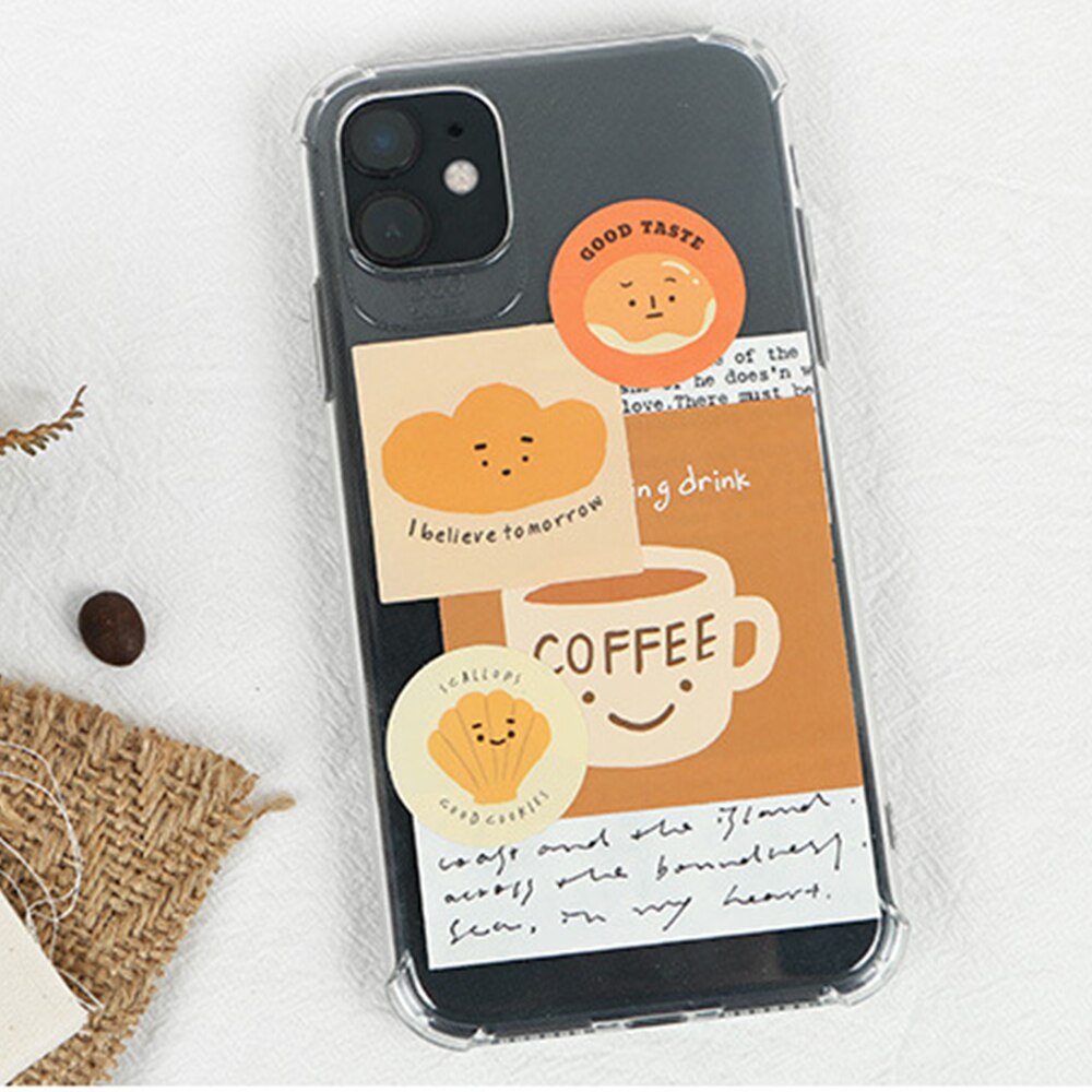 40pcs/set Vintage Stickers Cartoon Food Bullet Journal Stickers scrapbooking School Stationery Stickers Diary Journal Stickers