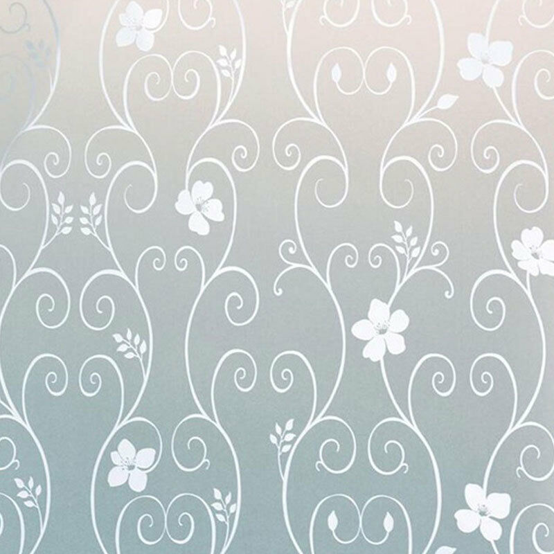 1 Roll Frosted Privacy Home Bedroom Bathroom Glass Window Film Stickers DIY Mural Vinyl Removable Sticker Decals: White