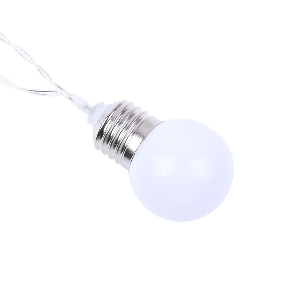 1.5m 10 led rund pære bursdagsfest dekor strømsparende og økonomisk lampe juletre lys hjemmedekorasjon