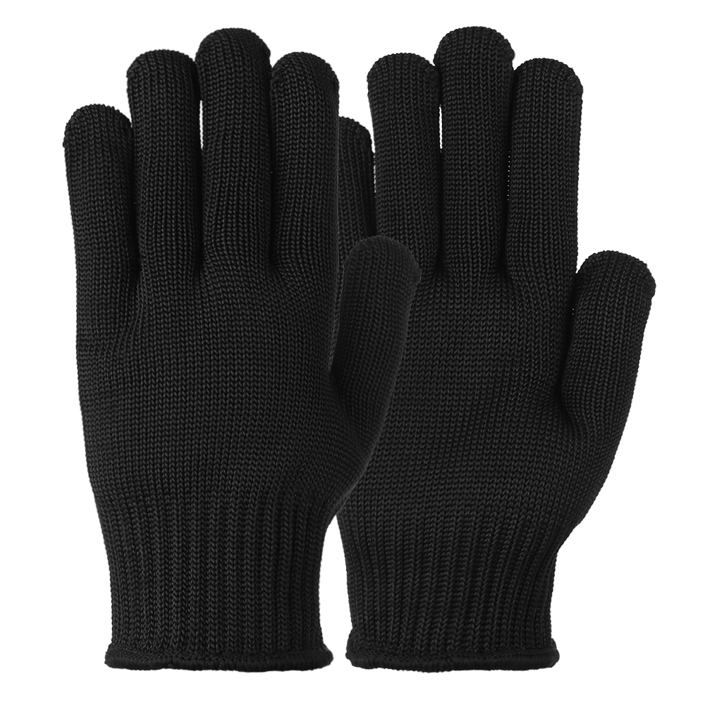 Protective Steel Gloves Cut Resistant Gloves 5 Level Protection Safety Cutting Gloves Wear Resistant Kitchen Mining Working: Default Title