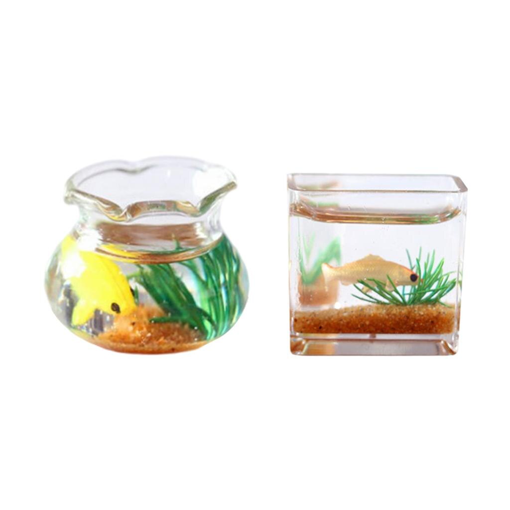 1:12 puppenhaus Fisch Panzer Puppenhaus Dekoration freundlicher vorgeben Spielen Spielzeug Aquarium Fisch Schüssel für unisex freundlicher freundlicher
