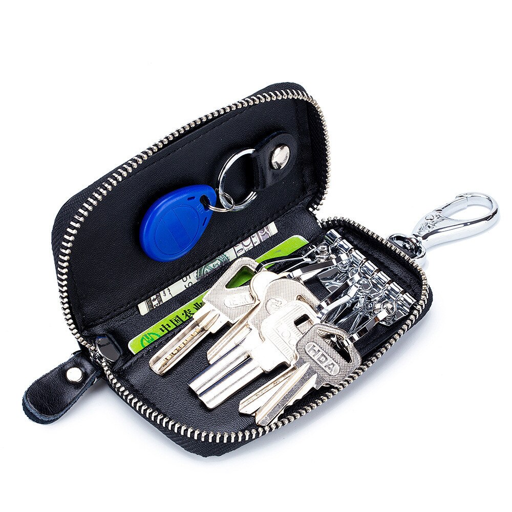 2022 Autosleutel Portemonnee Pouch Bag Case Wallet Holder Keten Sleutel Portemonnee Pocket Key Organizer Mannen Autosleutel tas