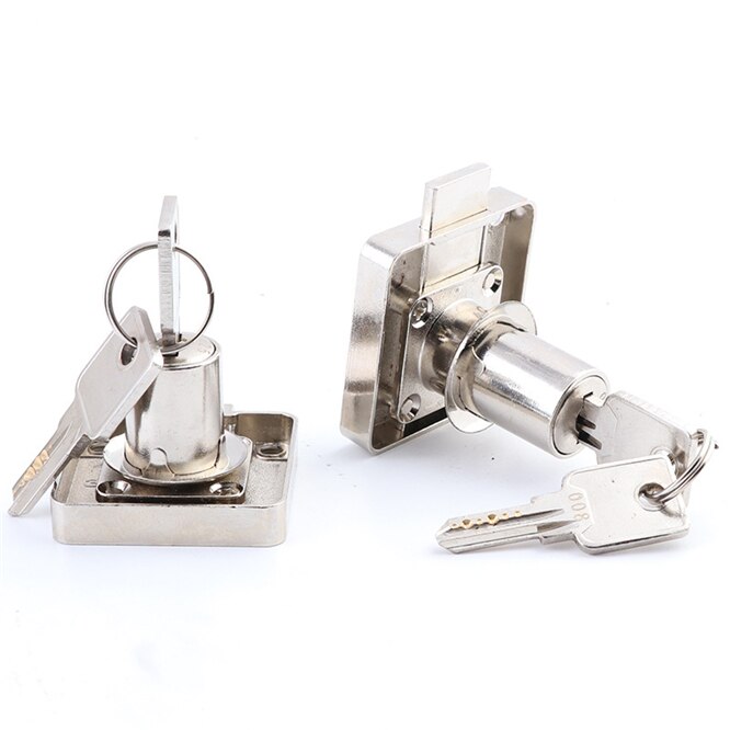 3 years warranty High-Grade Drawer Lock Furniture Desk Cabinet Lock 22mm 32mm Lock Core Thickness With 2 Keys Security Hardware