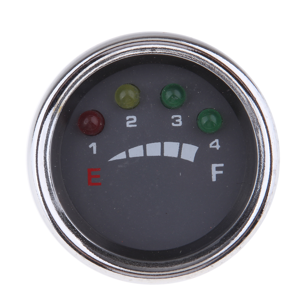 48V Marine Boat Round Battery Indicator Charge Status Meter 2"