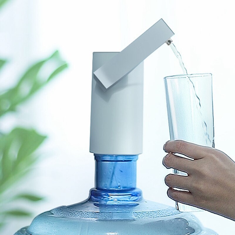 Automatische Waterpomp Voor Fles Usb Opladen Dubbele Motor Elektrische Fles Drinkwater Pomp Dispenser Handpomp Flessenwater