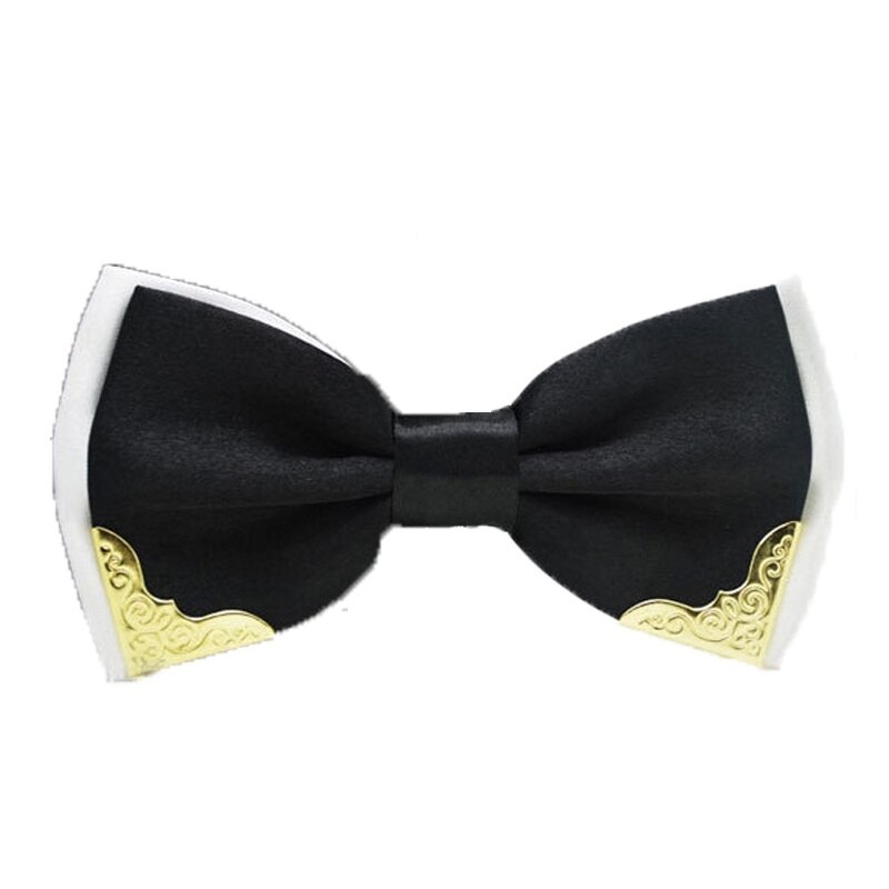 Pajarita Formal de para hombre, accesorios de pajarita o corbata con mariposa, mariposas, para accesorios para niños: Black