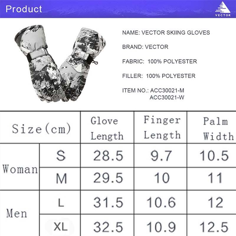 Dames kinderen ski handschoenen snowboard handschoenen motor winter skiën klimmen fiets handschoenen waterdichte sneeuw wanten