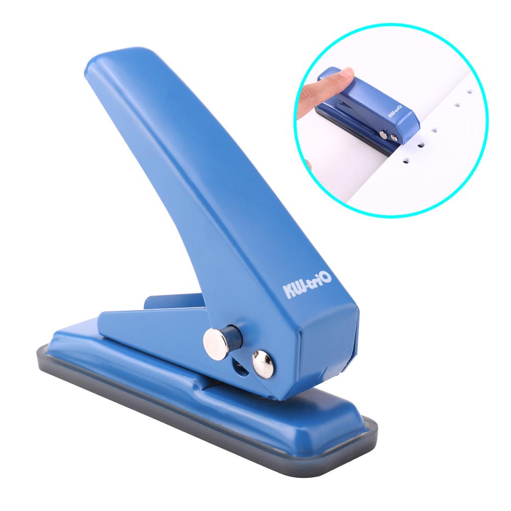 1pc Portable Plastic Binder Ring Opener Lightweight for Loose Leaf Binders Binding Spines Combs Opening and Closing For office: 1-Hole Punch BLUE