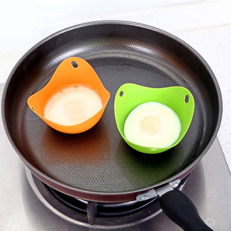 Di sicurezza in silicone uovo fornello Bracconaggio Cuoco Stampo Da Cucina Accessori pancake Uovo Stampo Strumento di Cottura Ciotola di Plastica Uovo in camicia Strumento