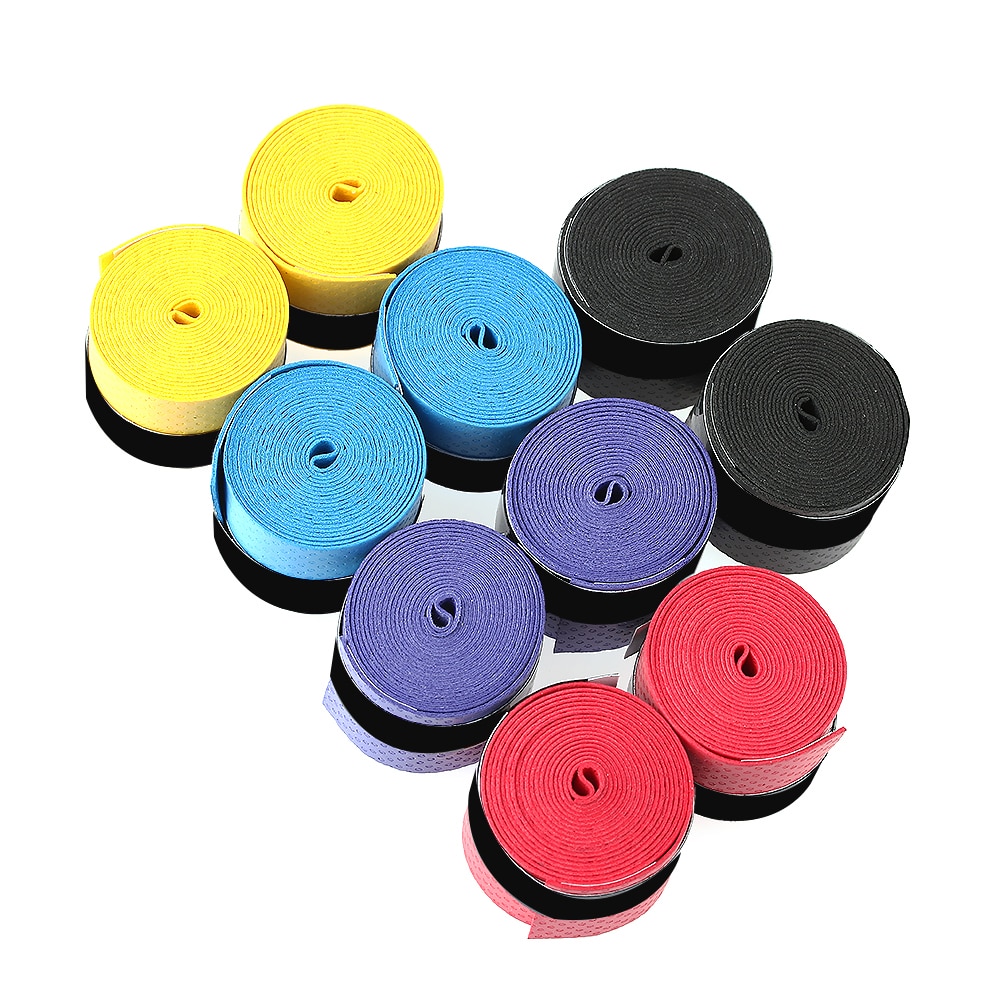 1PC multicolore PU mince anti-dérapant sueur bande absorbée enveloppes surgrips raquette de Tennis Badminton pêche Sport antidérapant sueur bande