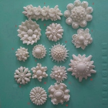 brosche blume jewely silikon form für dekorieren kuchen fondant formen