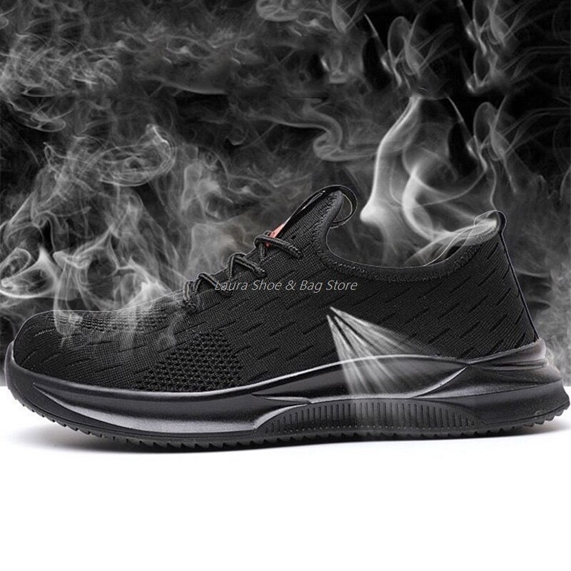 Safety Shoes Men's Work Boots Puncture Proof Safety Boots Men's Work Shoes With Steel Toe Cap Construction Shoes