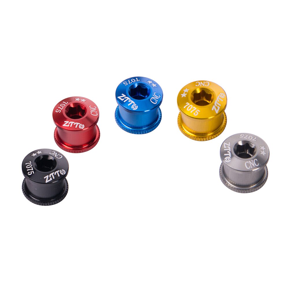 Ztto 5 stuks mtb racefiets fiets kettingbladbouten cnc kettingbladschroeven voor onderdelen crankstel fietsonderdelen
