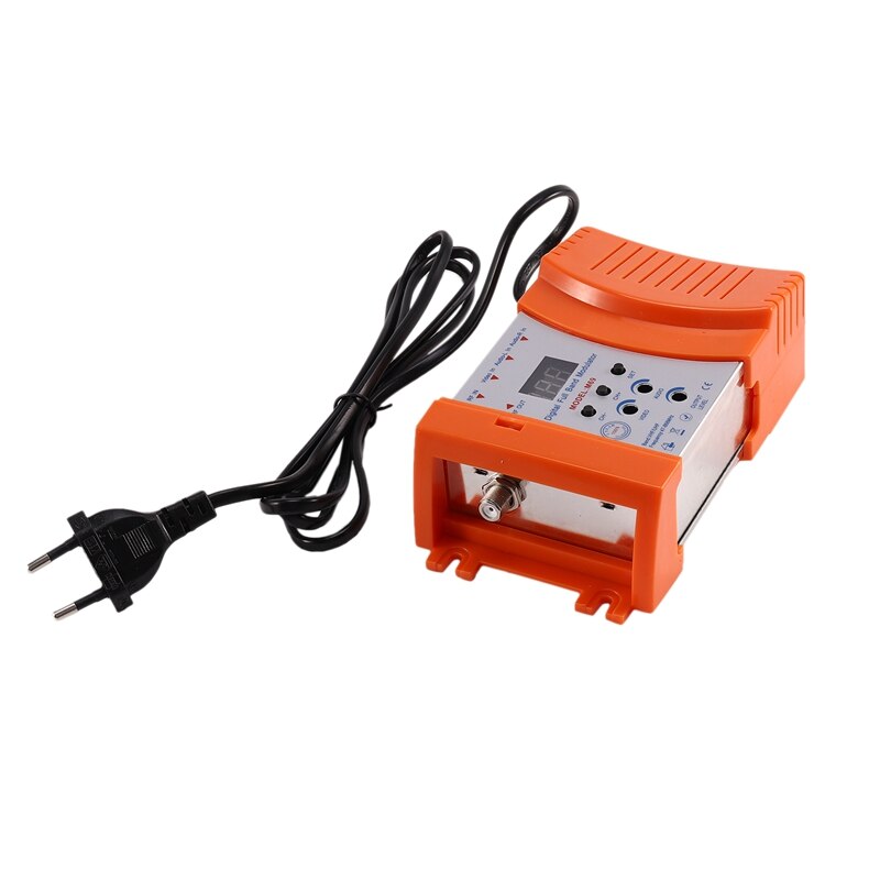 M69 digitale vhf uhf rf modulator av naar rf avto tv converter adapter (oranje eu stekker)