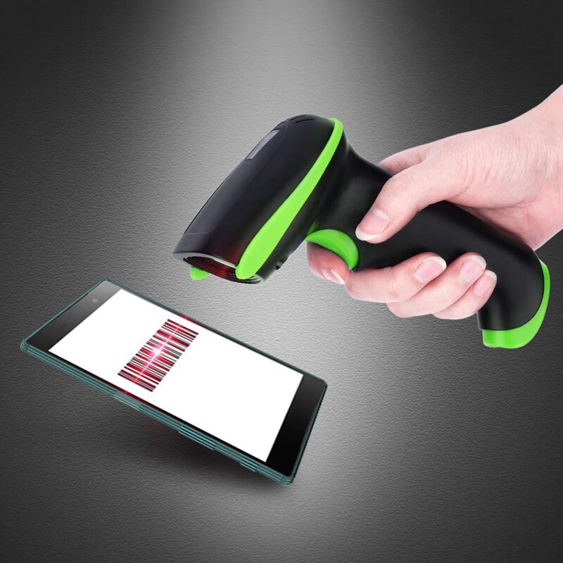 YHD-5100 Barcode Reader with 2.4G Wireless USB Cable, Compatible with IOS/Android/Windows Systems