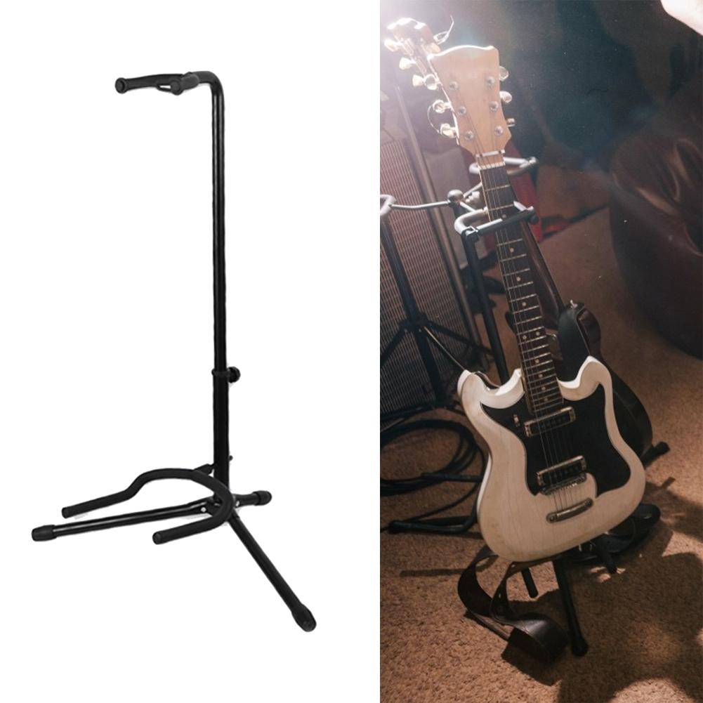 Guitarstativ klassisk delikat guitar gulvstativ holder bærbar bas display rack elektrisk guitar beslag