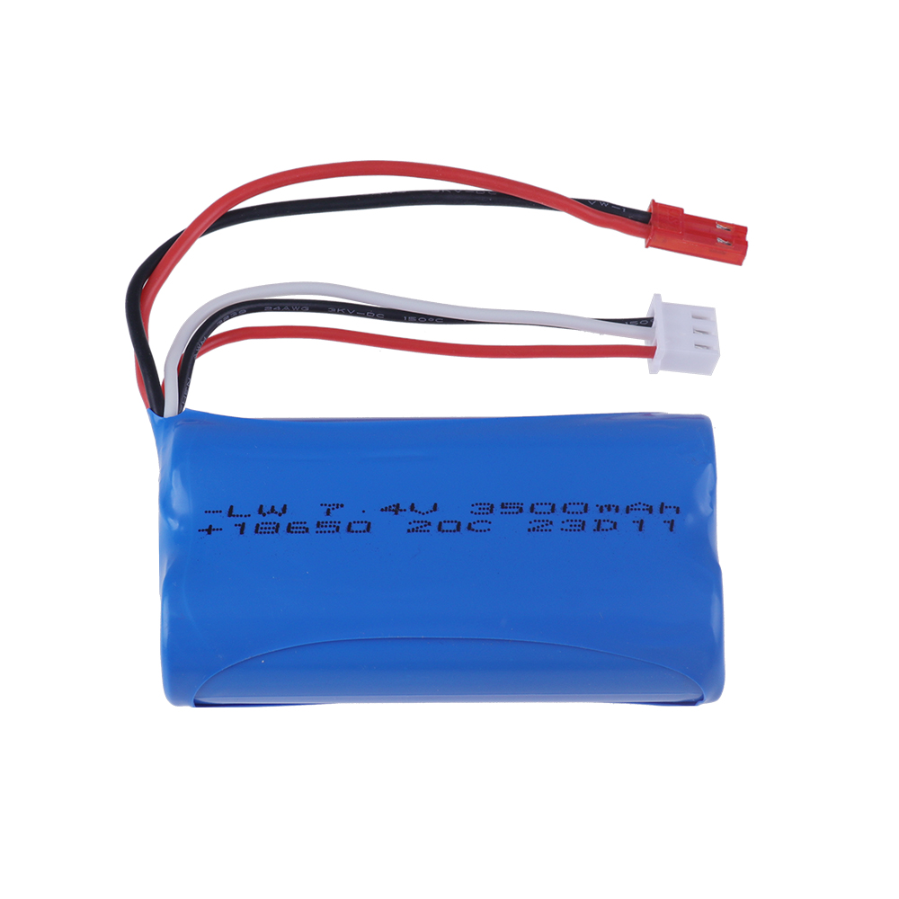 18650 7.4V 3500mAh Li-ion Battery With JST Plug 2S for UDIRC UD1601 UD1602 UD1604 UD1607 SG1603 SG1604 RC Flat Sports Car Toys​: PURPLE