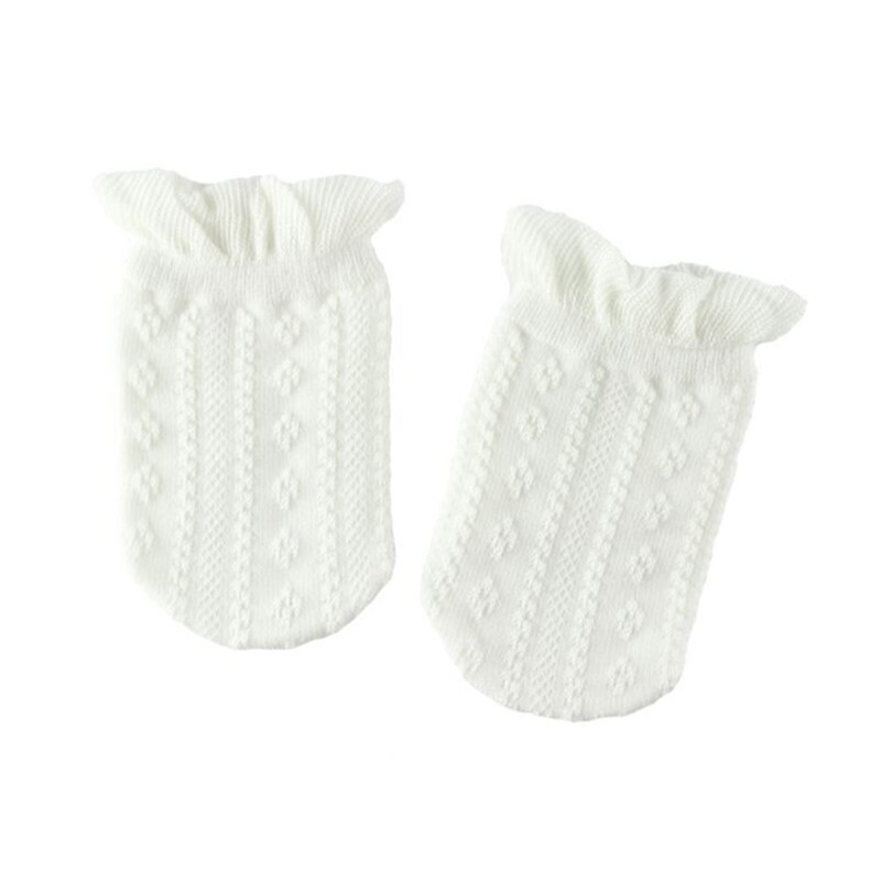 1 paar Baby Handschuhe Fäustlinge Weiche Baumwolle Gestrickte Wärmer Socken Sox Dusche: 3