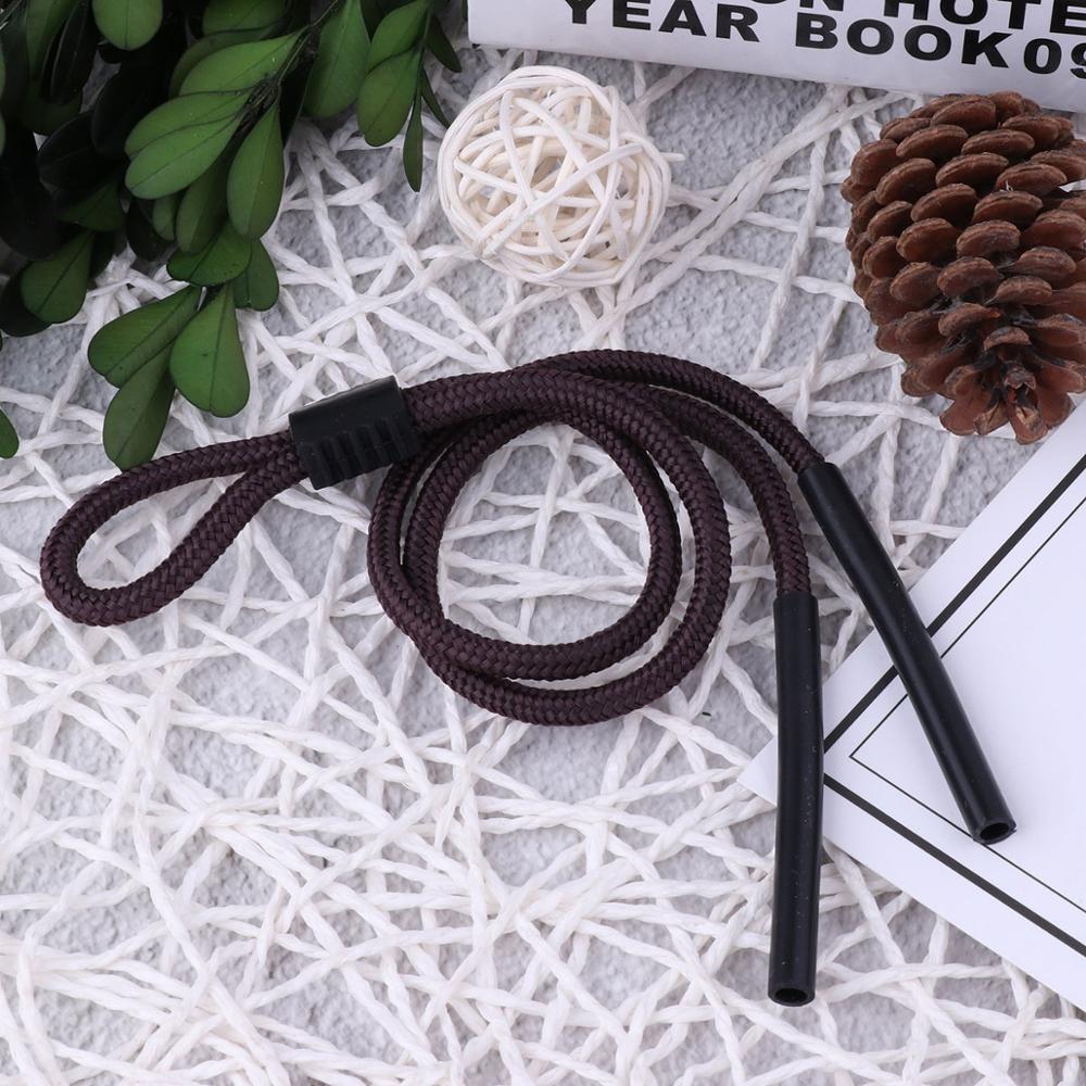 5Pcs Zonnebril Retainer Lenzenvloeistof Veiligheidsgordel Rope Verstelbare Eyewear Houder Sluiting Sport Neck Cord Chain Rubber Lanyard Clip