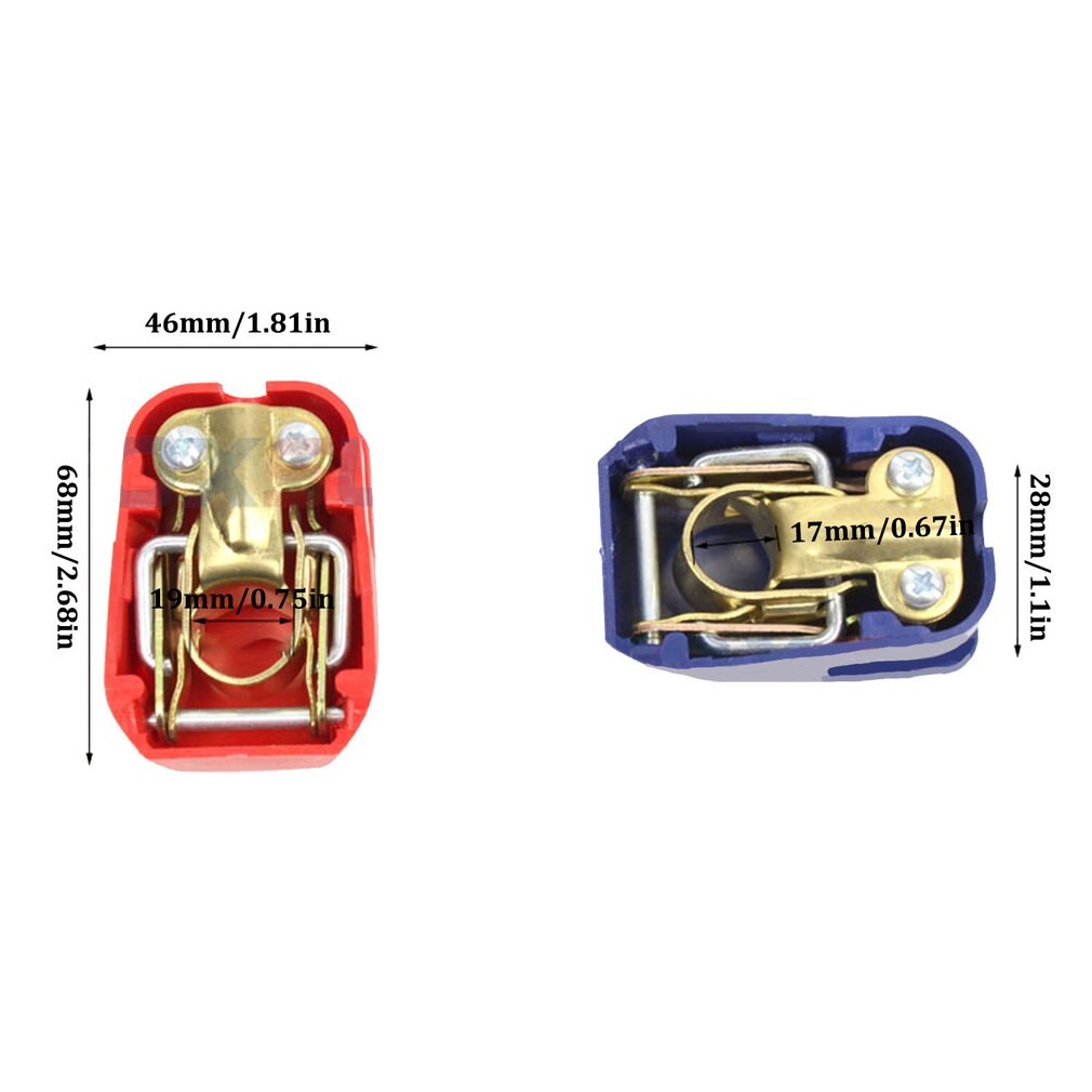 Quick Release Battery Terminal Clamp Connector 12V Car Battery Quick Disconnect Terminal With Thick Plastic Case