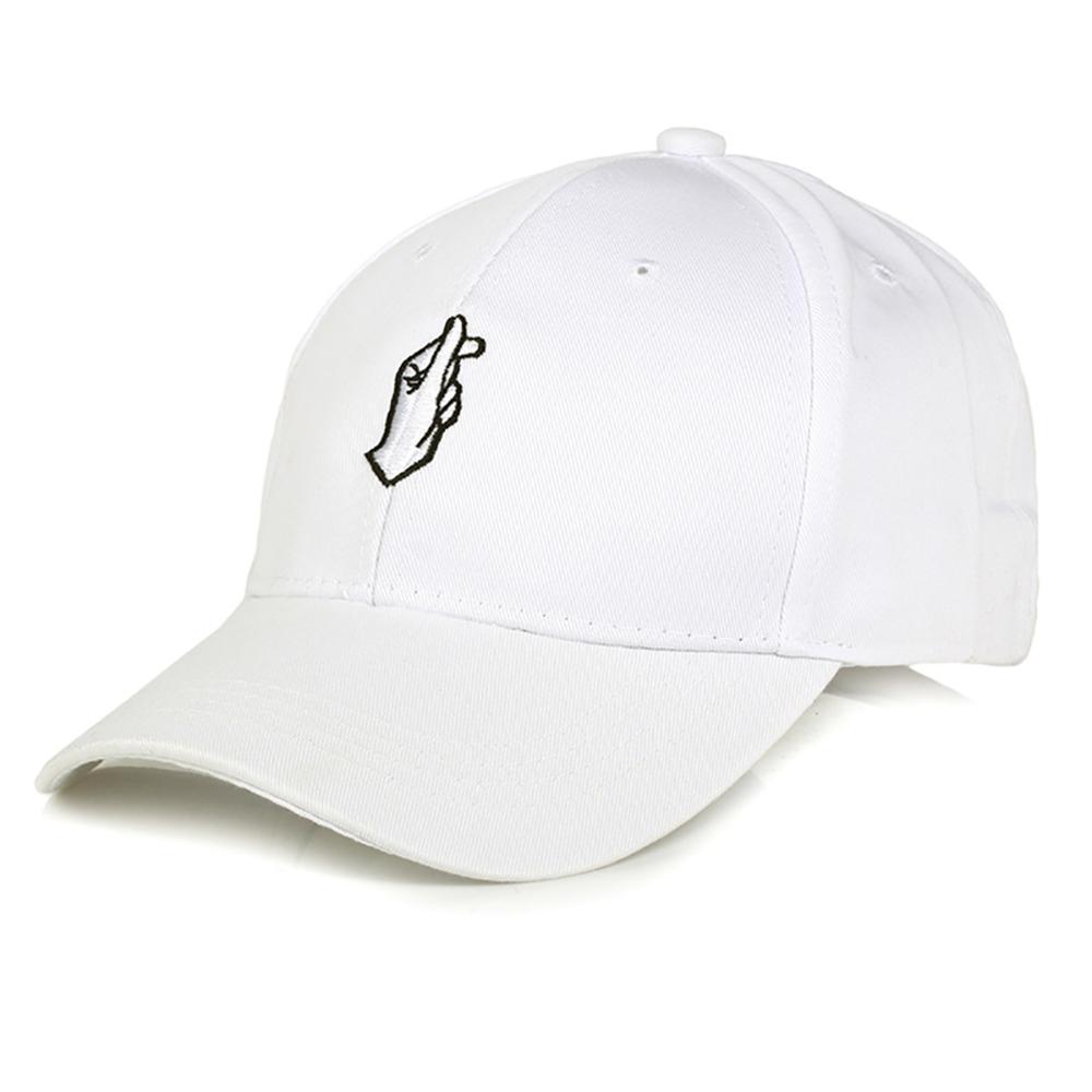 Männer Frauen Jungen Liebe Zu Finger Baseball Kappe Einstellbar Strapback Trucker Hüte Sommer Sonnenschutz Kappe Schwarz/Rosa/ weiß