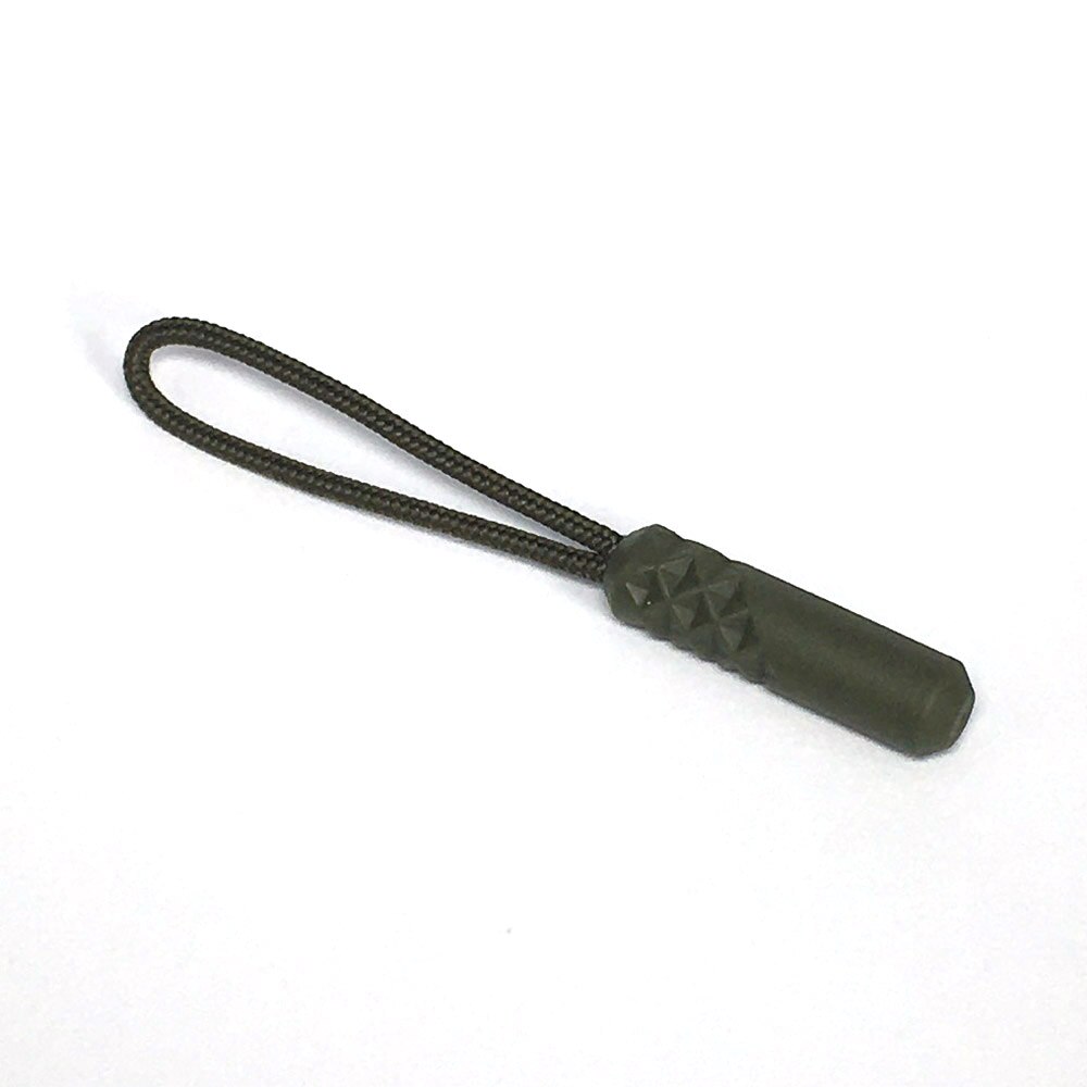 Boucle à tirette pour paracorde, 10 pièces, cordon, fermeture éclair, accessoires, sac à dos, vêtements, 10 couleurs: Army Green