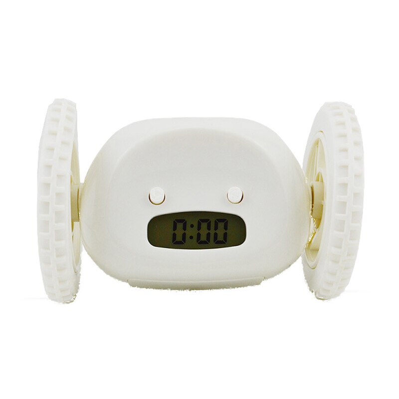 Reloj despertador de ruedas con retroiluminación Extra fuerte para adulto o chico, divertido, Rodante, salir a correr, para saltar: WT