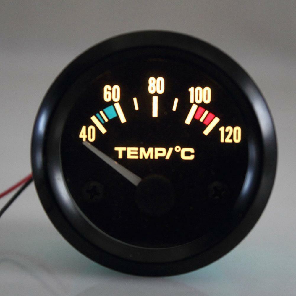 Vehicle Meter 12V Automobile Car Gauge 2" 52mm Digital Car Water Temp Temperature Gauge 40-120℃ LED Universal Car Accessories