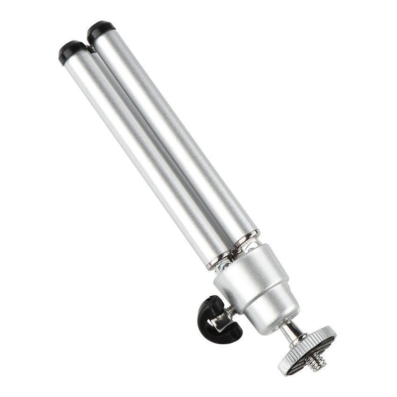 Mini Tripods Phone Camera Photography Tripod Desktop Selfie Photo Stand Telescopic Two-Section Portable Selfie Universal Tripod