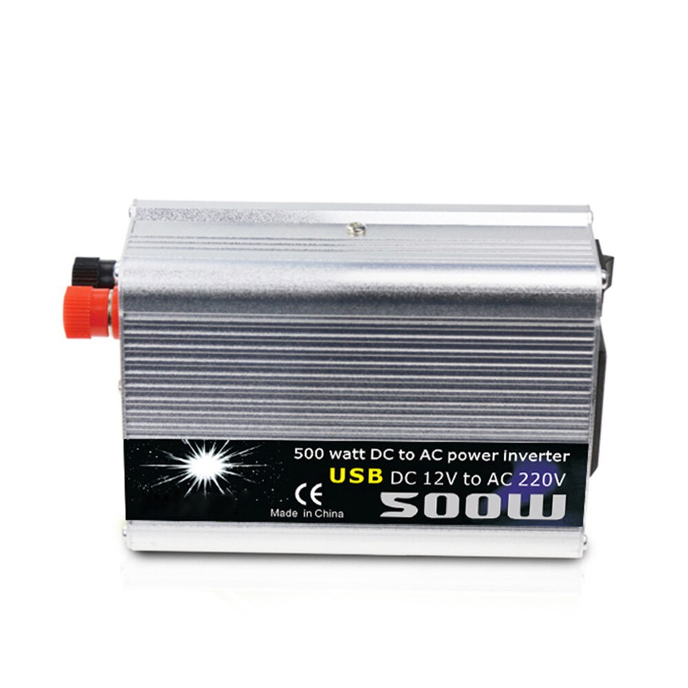 Tehoinvertteri ajoneuvon tehomuunnin yleinen modifioitu siniaalto 500w dc 12v to 220v ac