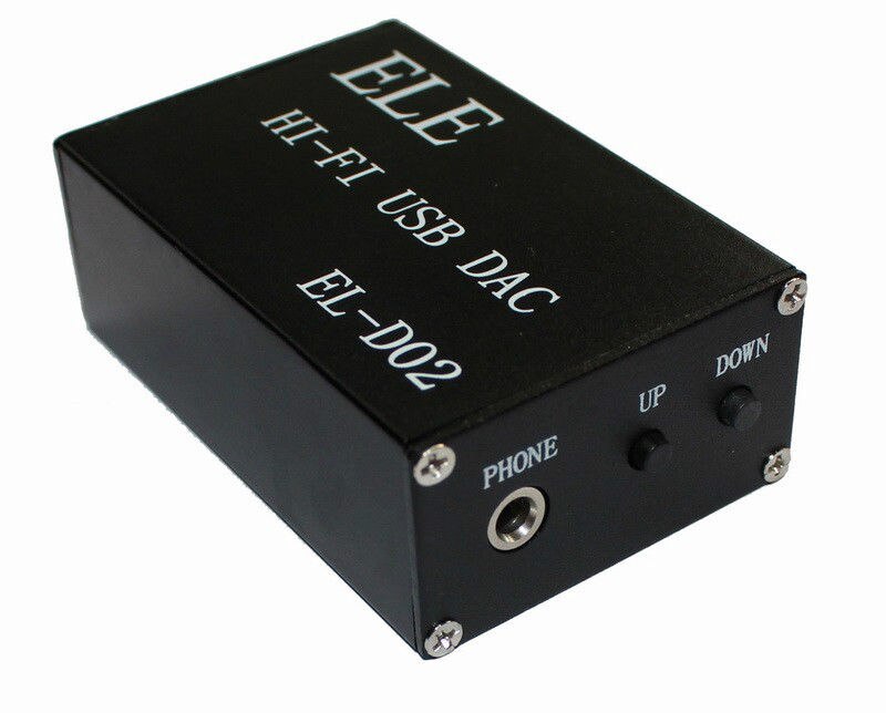 PCM2704 USB DAC TDA1308 Headphone amplifier & Volume Control ELE EL-D02 100dBP