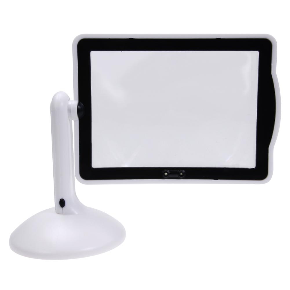 3X Draaibaar 180 ° Desktop Vergrootglas Met Led Light Verlicht Vergrootglas Scherm Lezen Vergrootglas Voor Oudere Lezen: Default Title