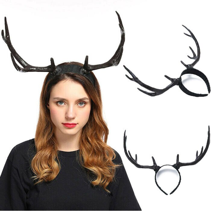 Kerst Rekwisieten Hoofdband Gothic Herten Hoorn Xmas Gewei Kostuum Haarband