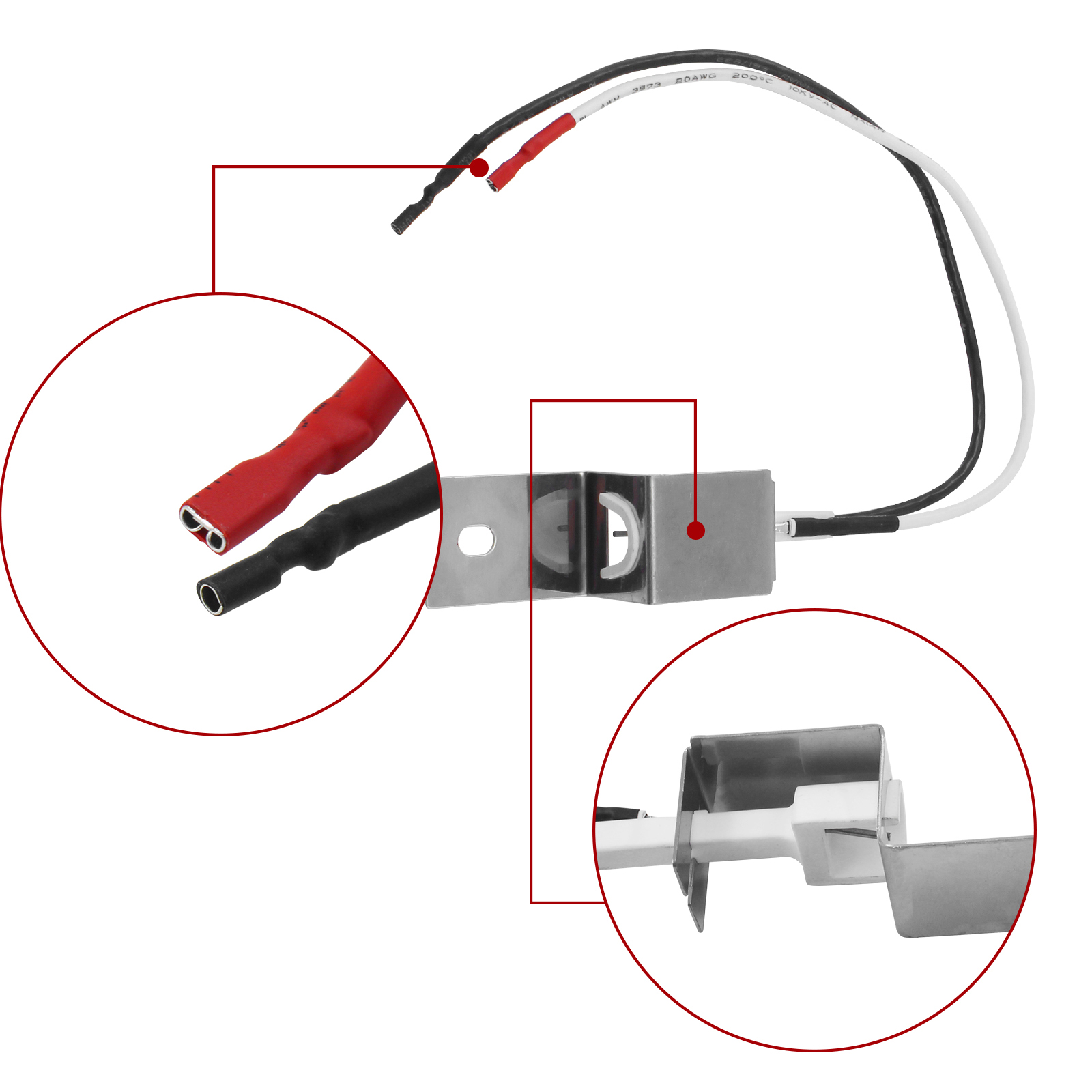Electronic Ignitionr Button Set BBQ & Grill Supplies Ignition Assembly Replacement Kit For Weber Q100 Q120 Q200 Q220 Q1000 Q2000