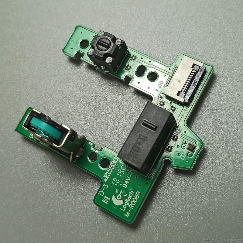 Repair Parts Mouse Encoder Wheel Scroll Click Switches Board for Logitech G603 Mouse Wheel Board D29 21
