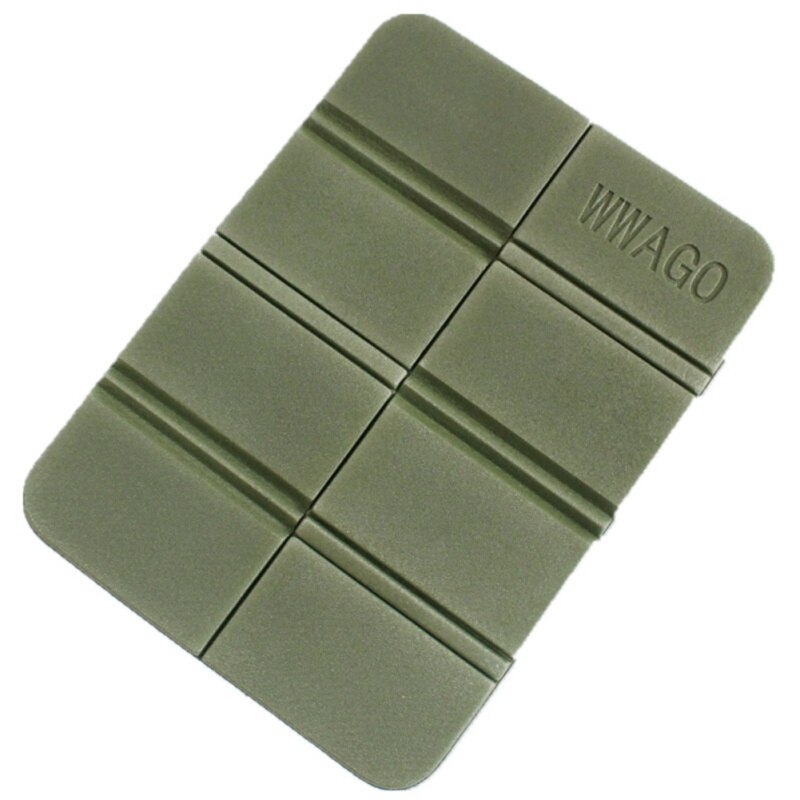 XPE 8 Folder Camping Mat Folding Portable Small Cushion Seat Pad Moisture-Proof Waterproof Prevent Dirty Picnic Mat Beach Pad: Army Green