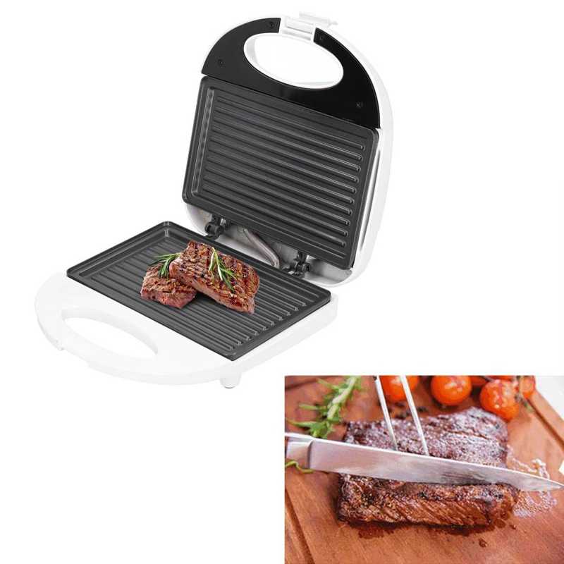 Korean Grill 750W Multi-Function Electric Grill Bread Maker Double Heating Steak Machine EU Plug 220V Barbecue Stove