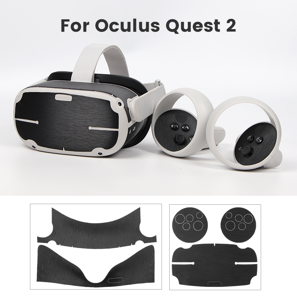 PVC Stickers Skin for Oculus Quest 2 Decal Skin VR Glasses Controllers Sticker Oculus Quest 2 VR Controller Headset Accessories