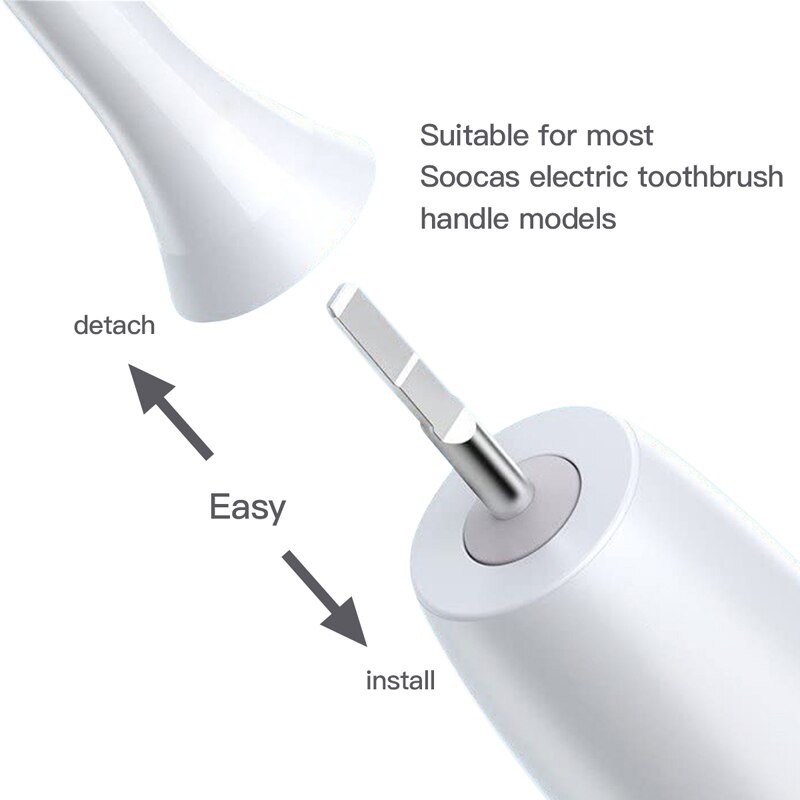 Soocas Opzetborstels Set Schoon Vervanging Voor X3/X3U/X5 Elektrische Tandenborstel Nozzle Heads Vervangen Action Smart borstelkop