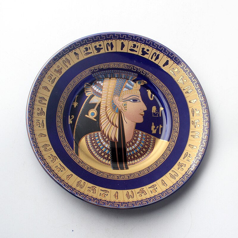 Egypt Style Abstract Style Room Decoration Hanging Dishes Wall Plates Display