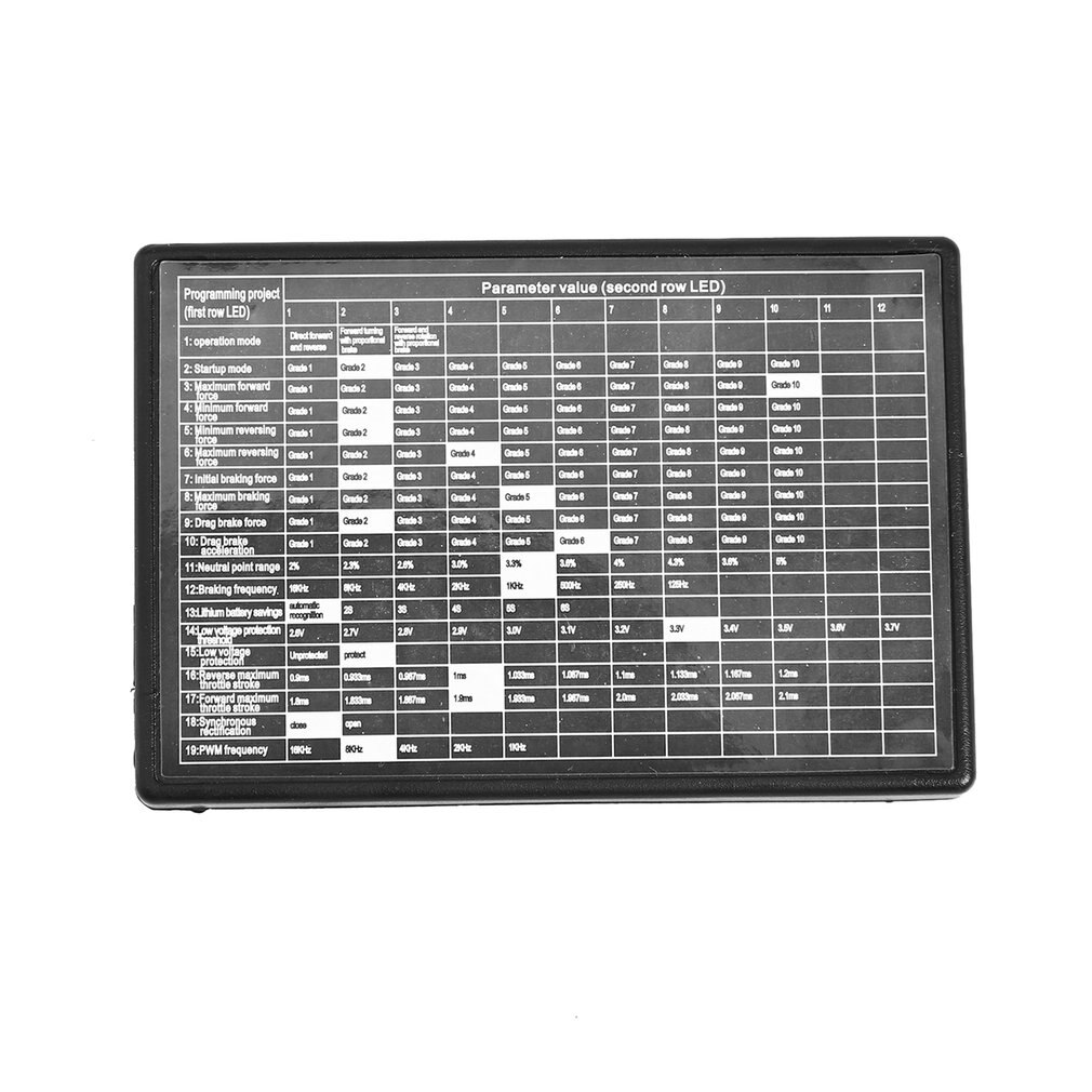 Voertuig Accessoires Pak 80A Esc Borstel Elektronische Gouverneur Klimmen Auto Programmering Kaart Elektronische Gouverneur