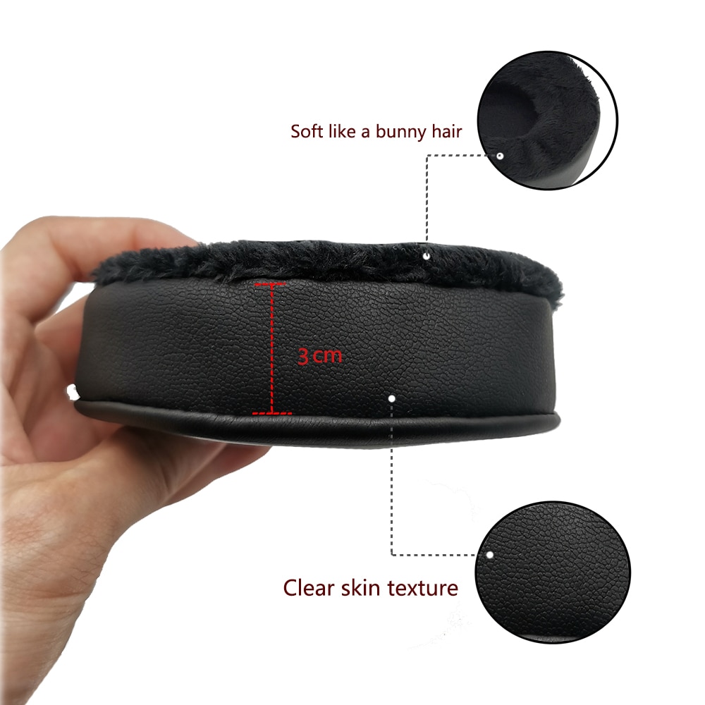 Velvet Leather Ear Pads for Logitech G Pro X Gaming-Headset Earpads Earmuff Cover Cushion Replacement Cups